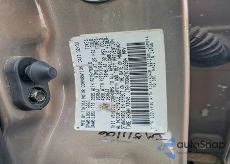 2000 Lexus Lx 470 z USA, uszkodzony, nr VIN JT6HT00W2Y0102384